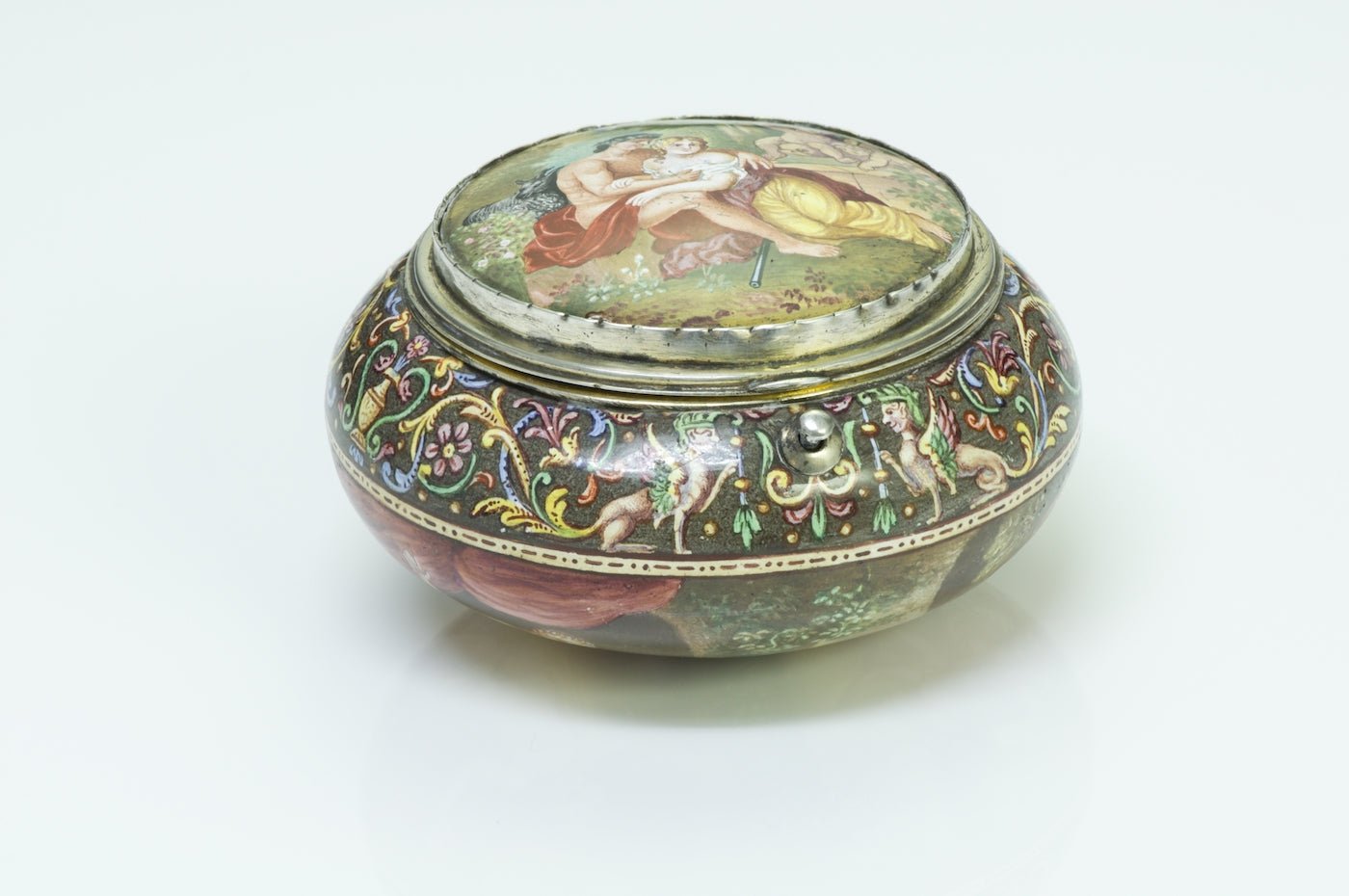 Antique Viennese Enamel Box