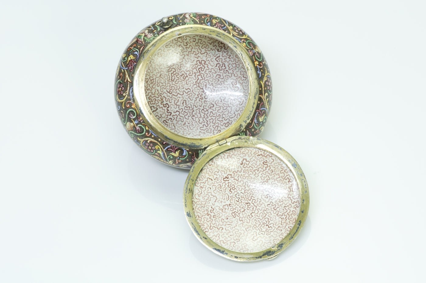 Antique Viennese Enamel Box