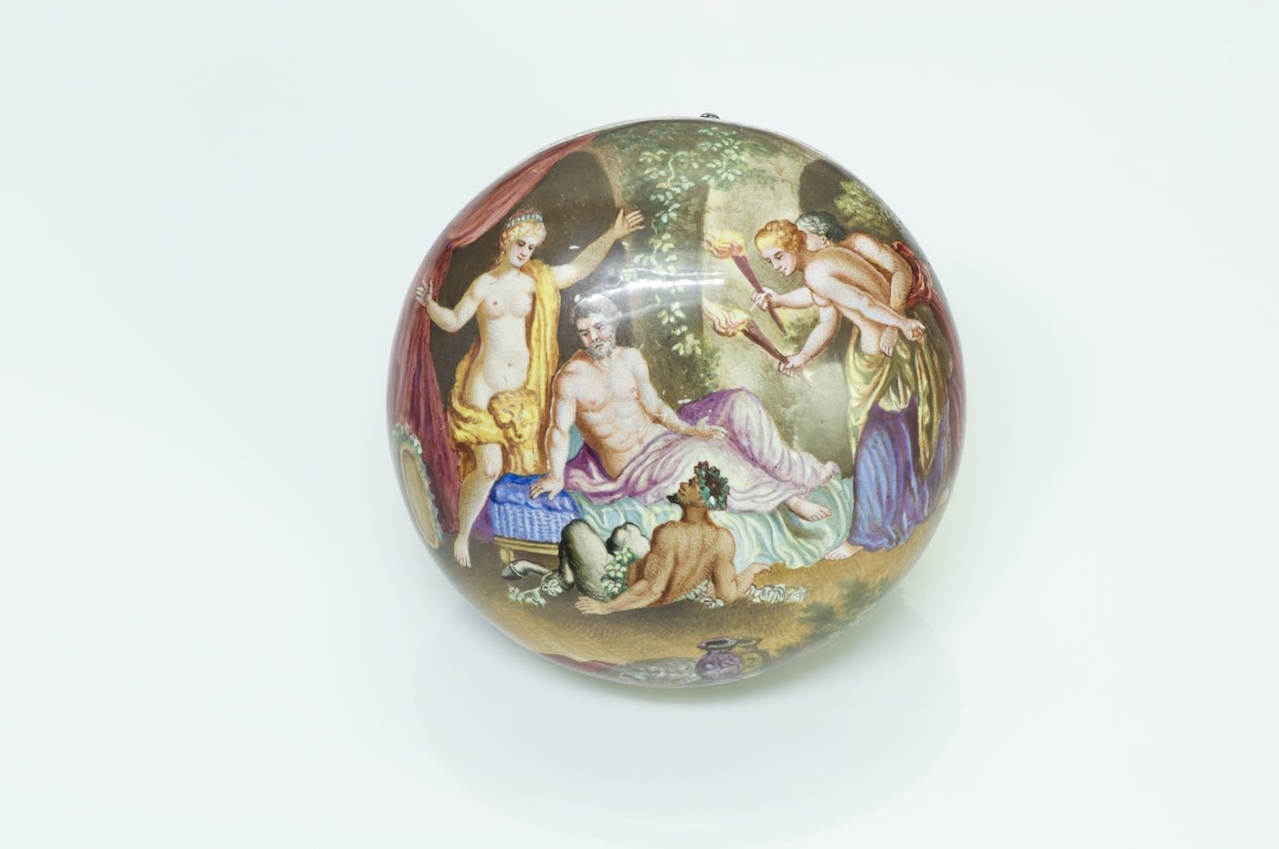 Antique Viennese Enamel Box