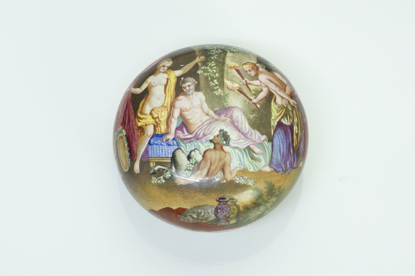 Antique Viennese Enamel Box