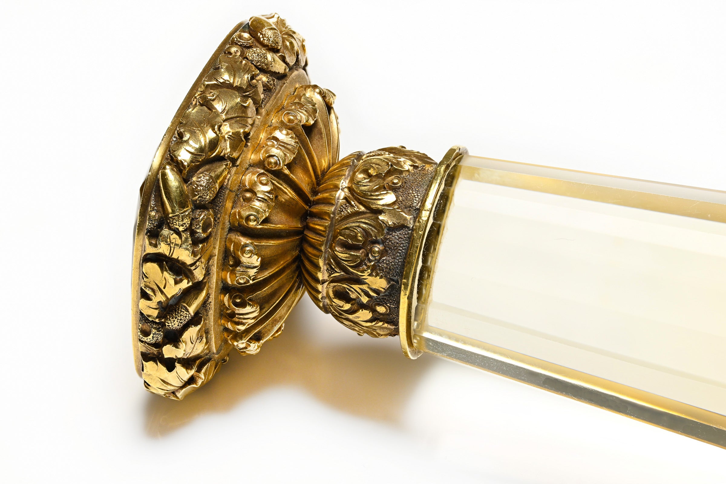 Antique Carved Gold Citrine Large Seal
