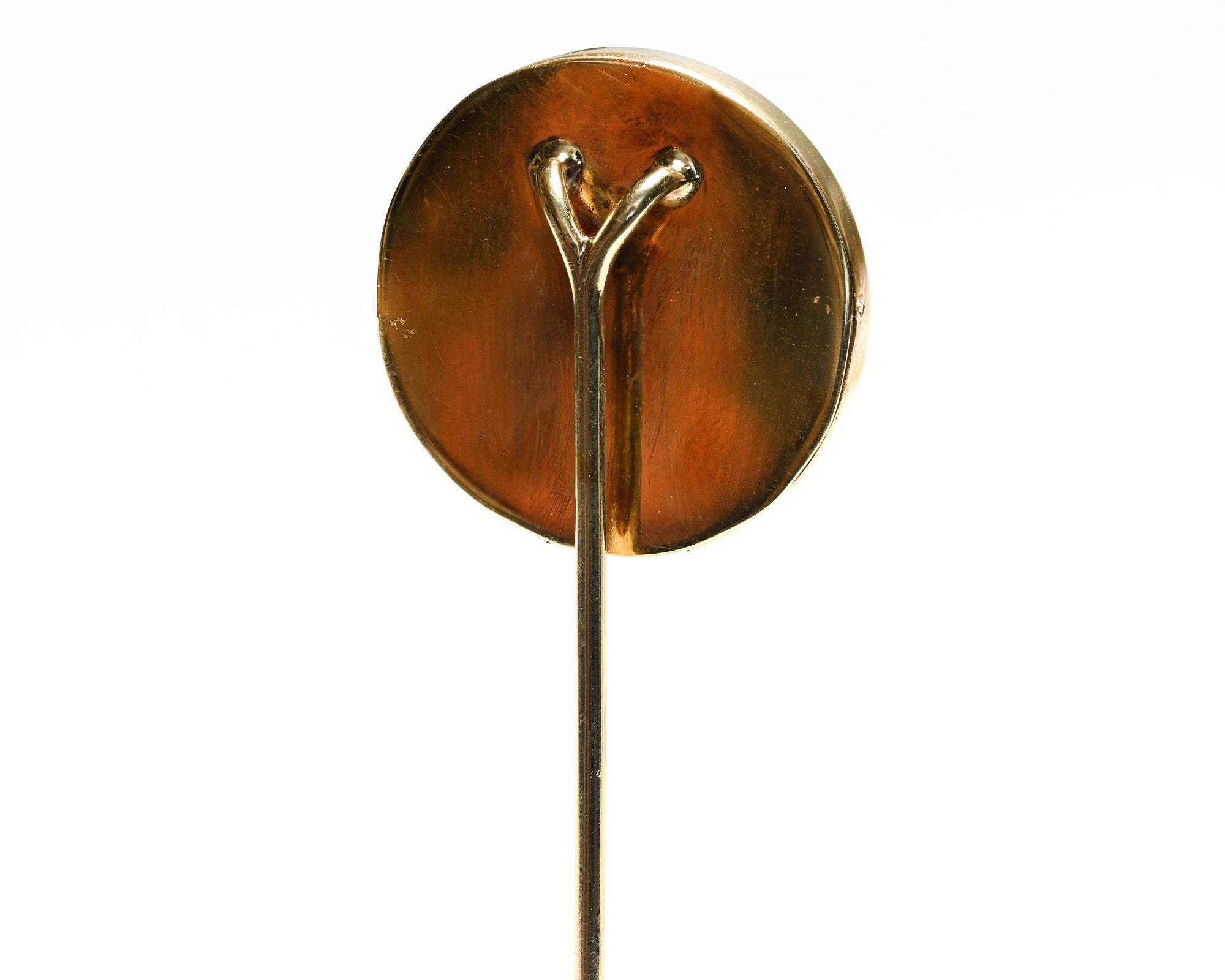 Antique Gold Happy Dog Stick Pin