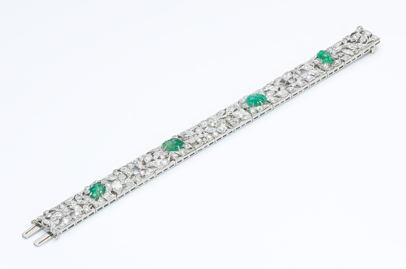 Art Deco Platinum Diamond Bracelet