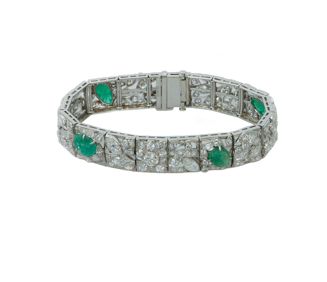 Art Deco Platinum Diamond Bracelet
