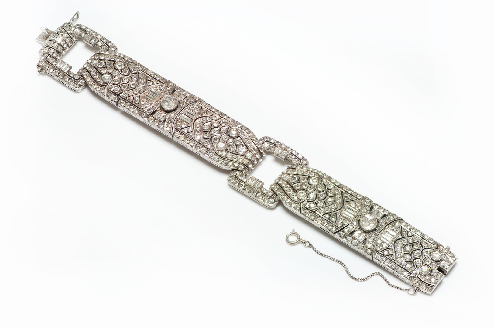 Art Deco Silver Paste Bracelet