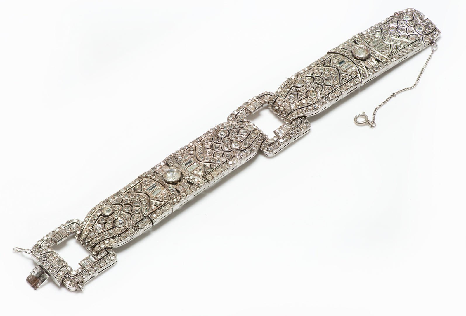 Art Deco Silver Paste Bracelet
