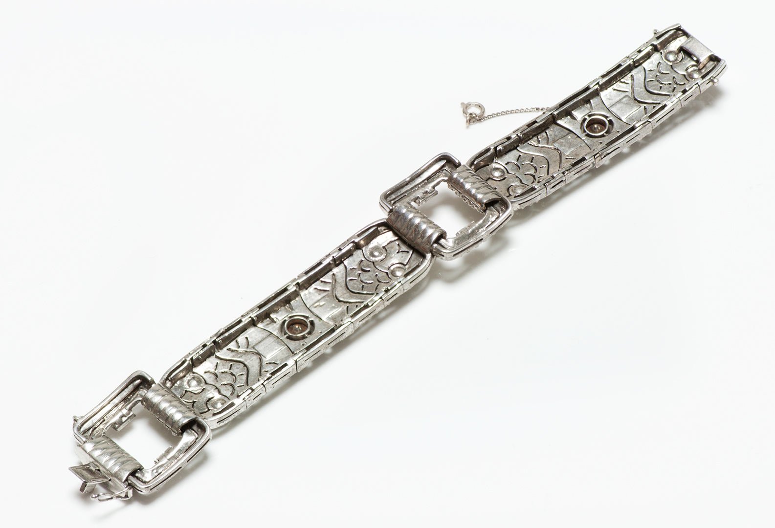 Art Deco Silver Paste Bracelet