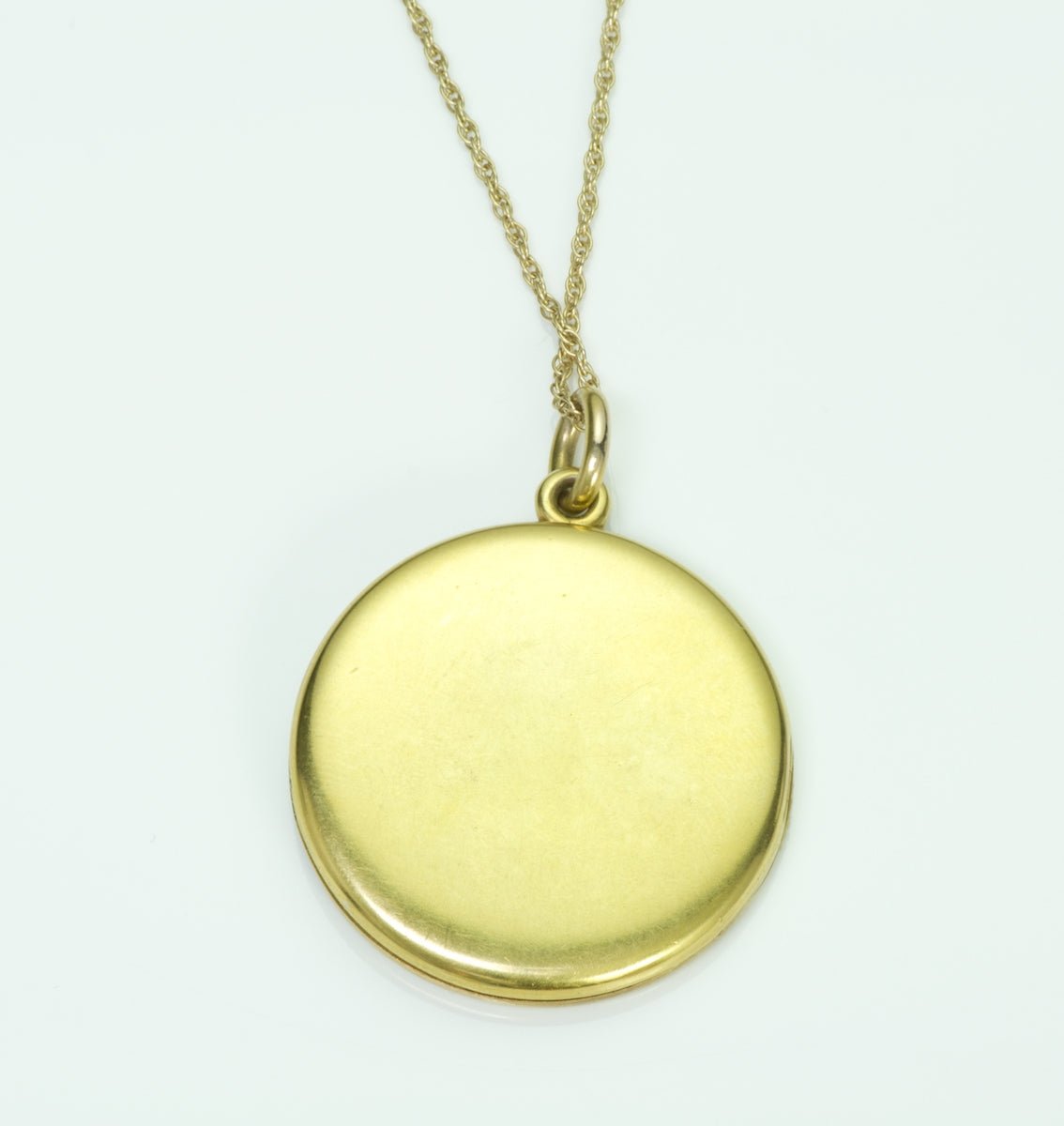 Art Nouveau Diamond Gold Locket Pendant