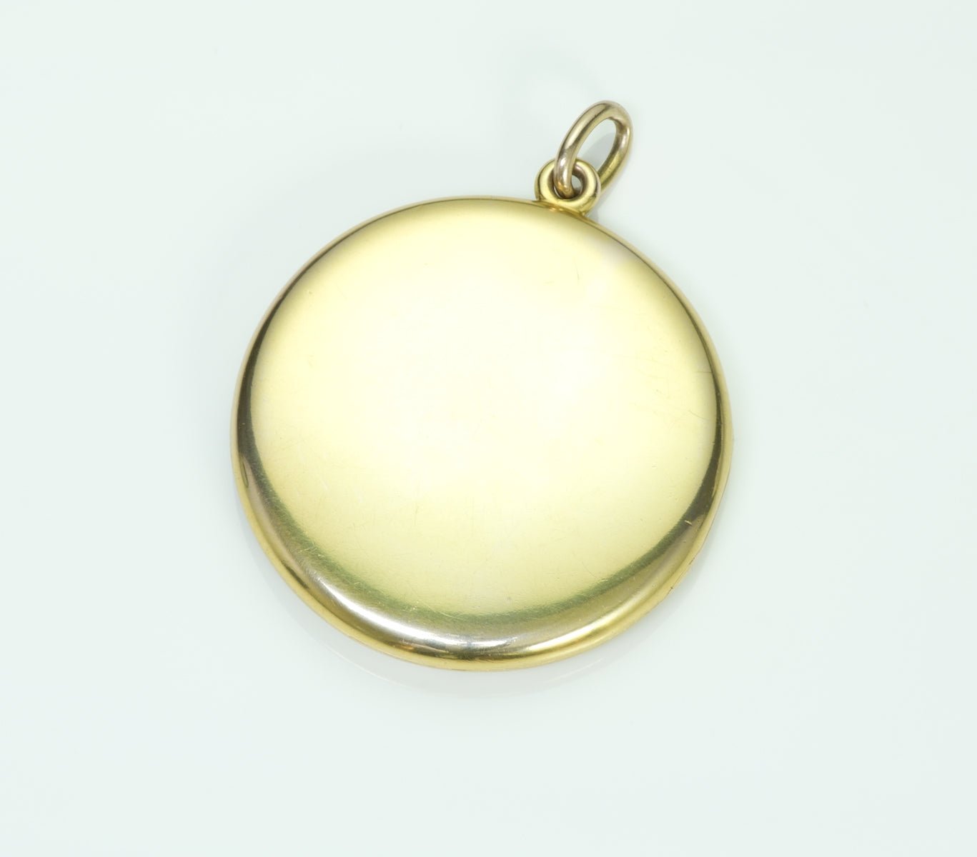 Art Nouveau Locket Pendant Gold Diamond Emerald Ruby
