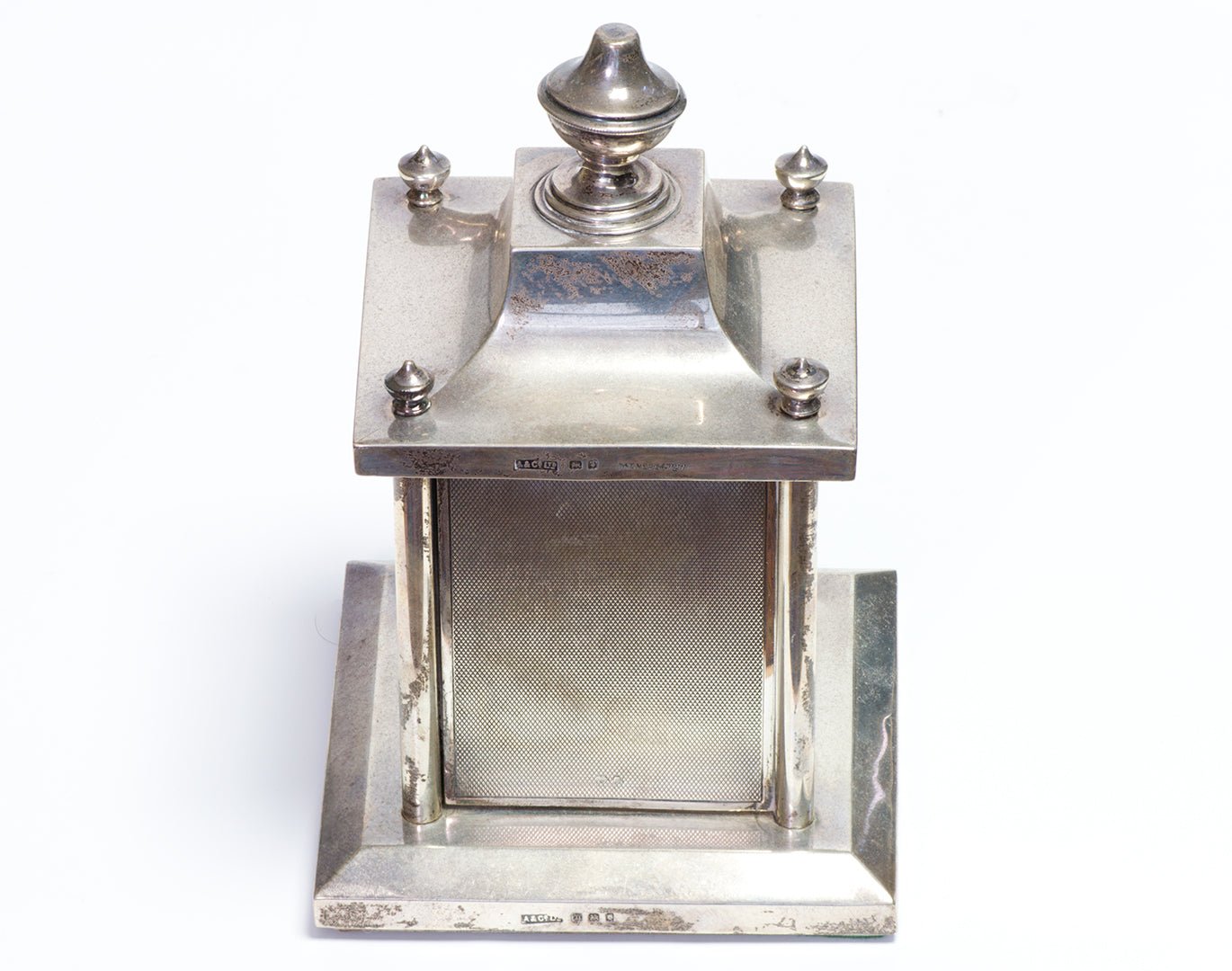 Asprey & Co. Vintage Sterling Silver Table Top Cigarette Box Holder