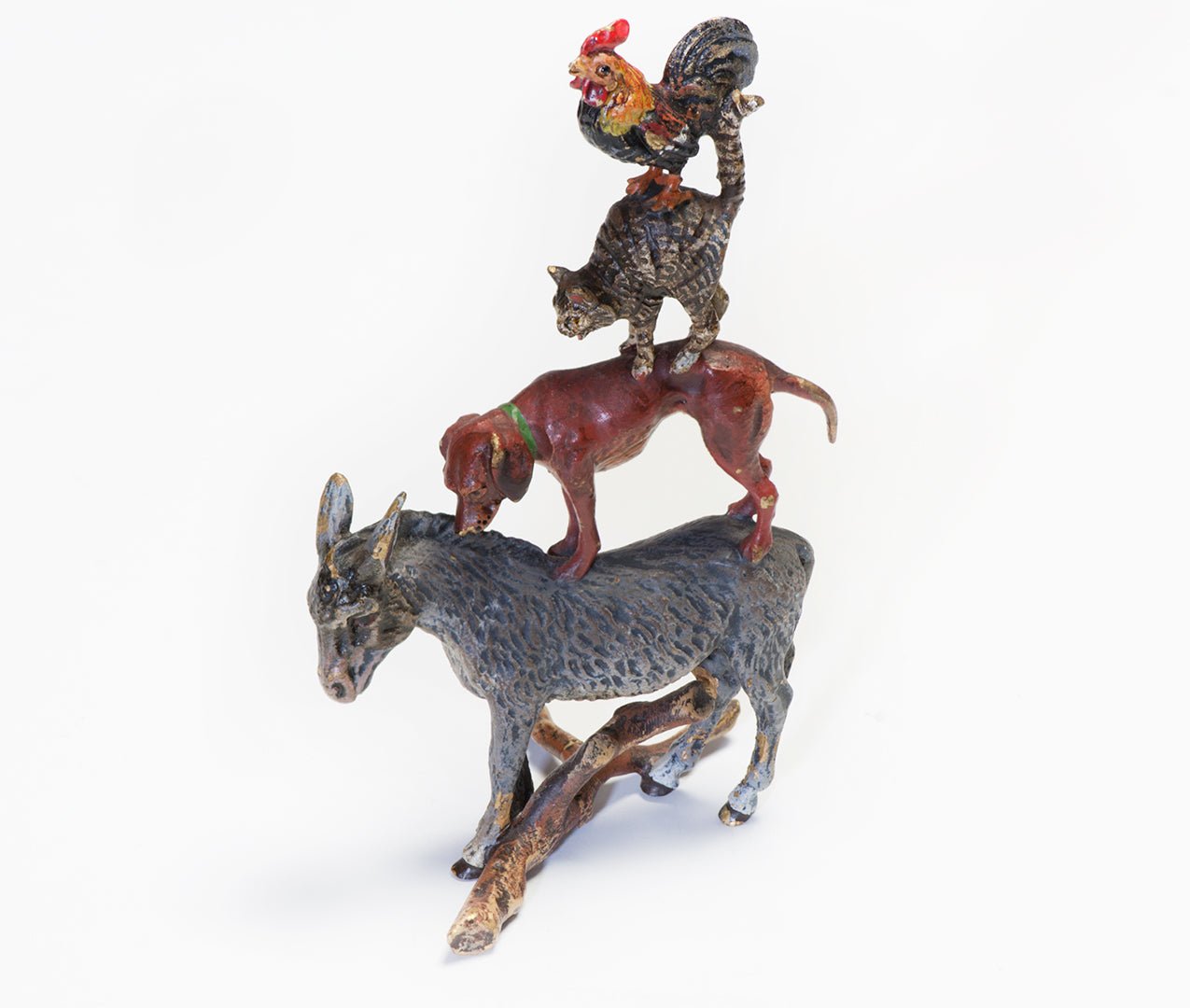 Austrian Bronze Bremen Town Musicians Figurine