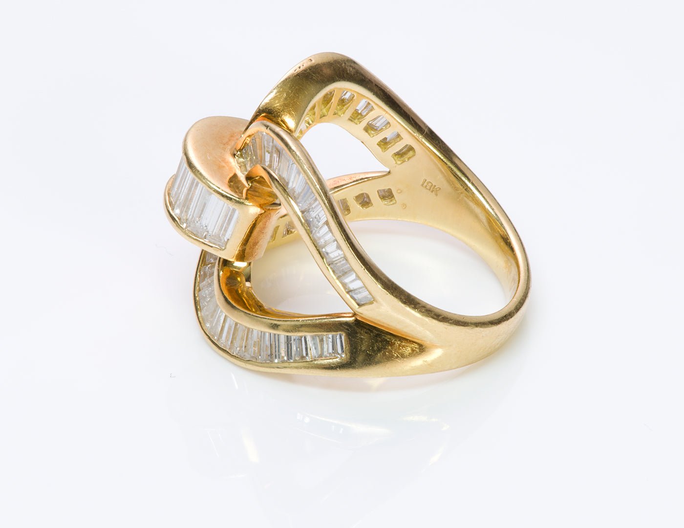 Baguette Diamond 18K Gold Ring