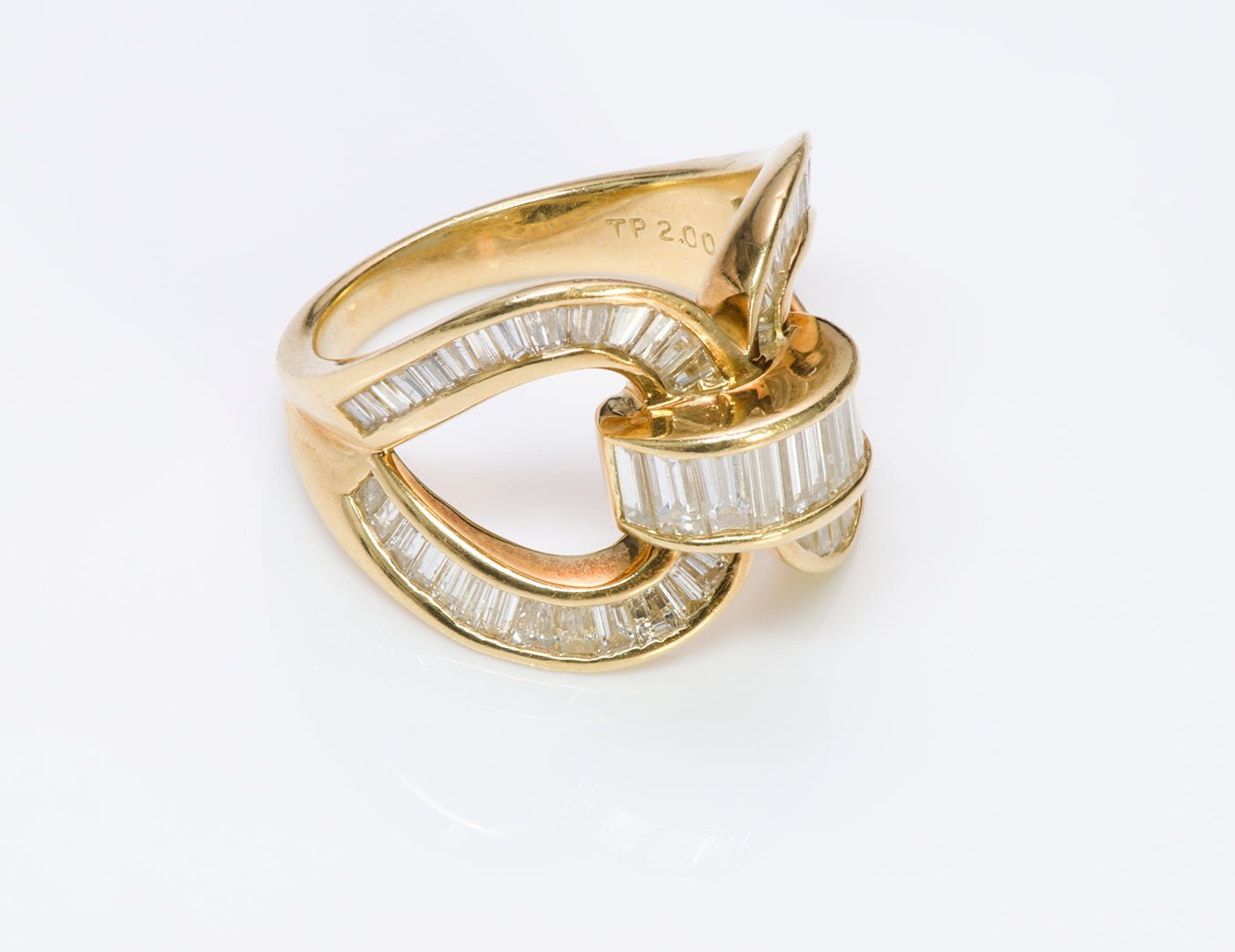 Baguette Diamond 18K Gold Ring