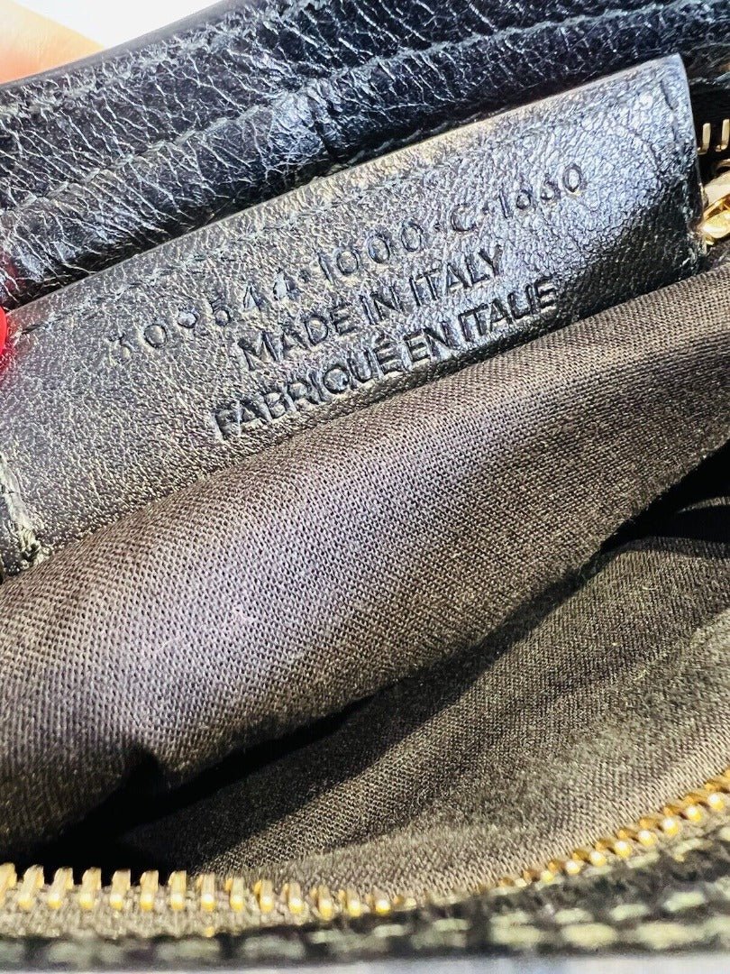 Balenciaga Black Leather Mini City Bag