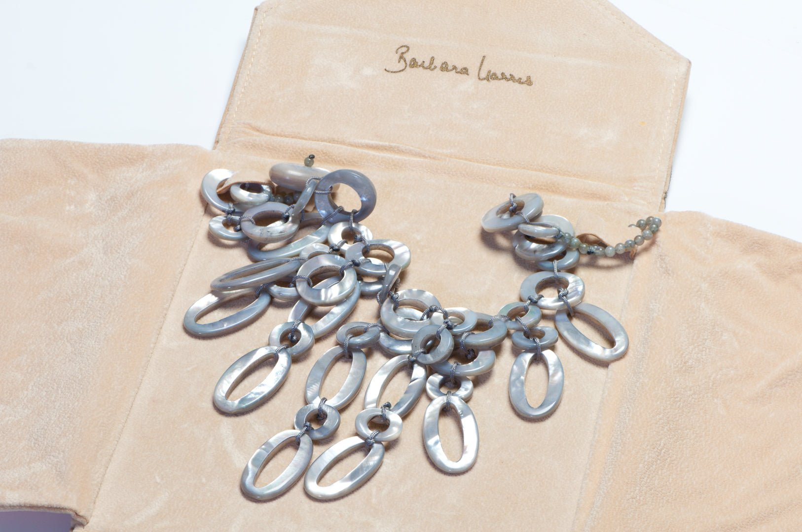 Barbara Harris Bubble Mother of Pearl Necklace