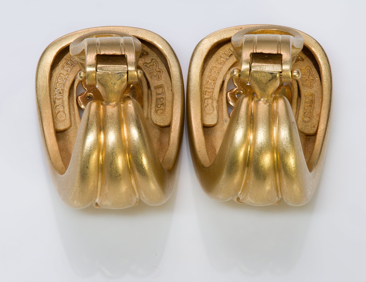 Barry Kieselstein-Cord Platinum Diamond Earrings