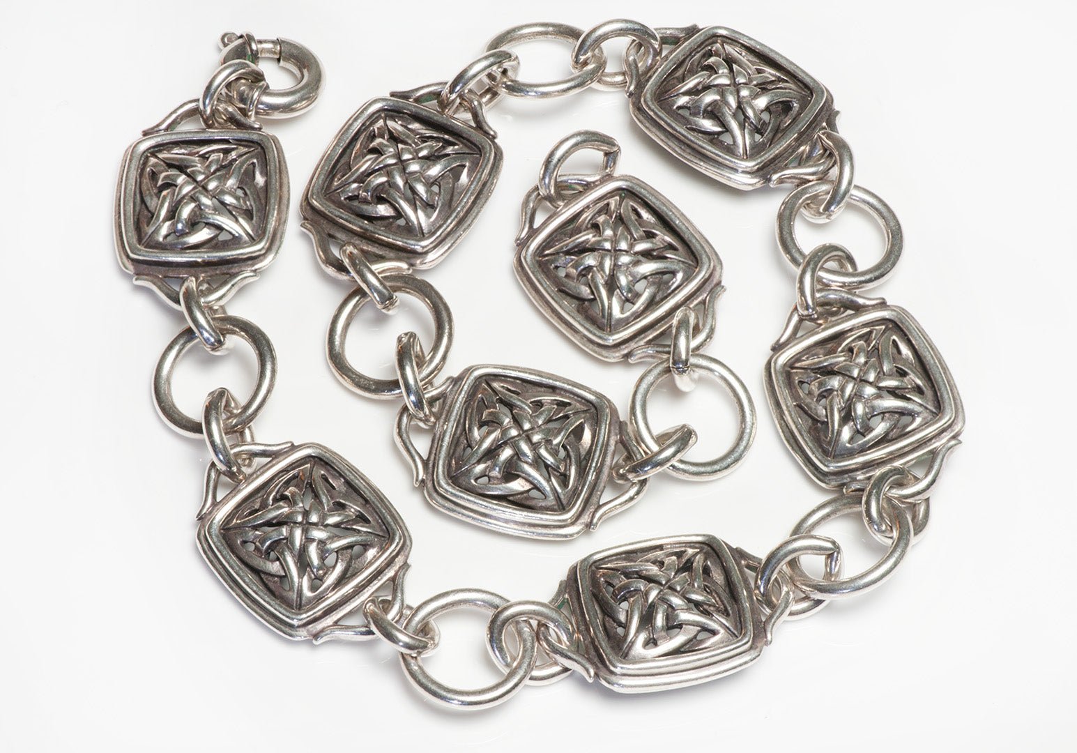 Barry Kieselstein Cord Silver Celtic Necklace