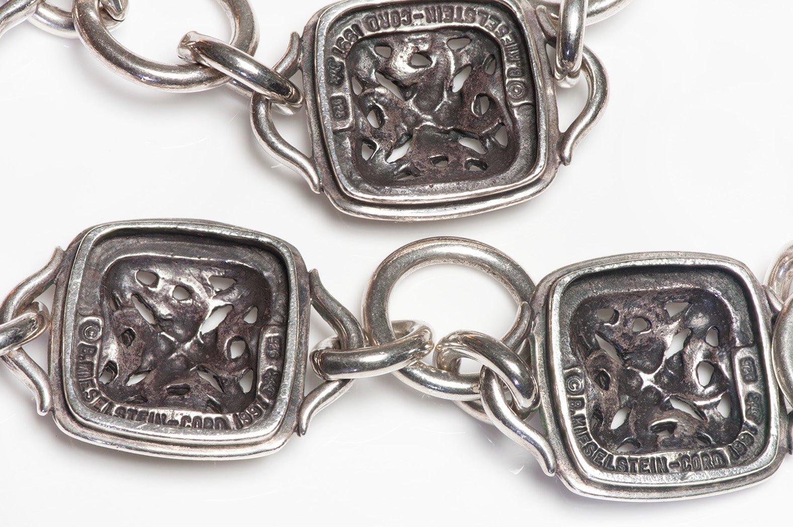 Barry Kieselstein Cord Silver Celtic Necklace