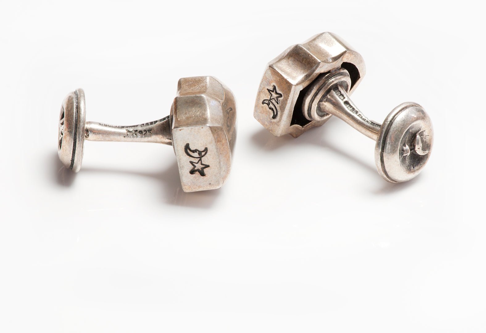 Barry Kieselstein-Cord Sterling Shield Cufflinks