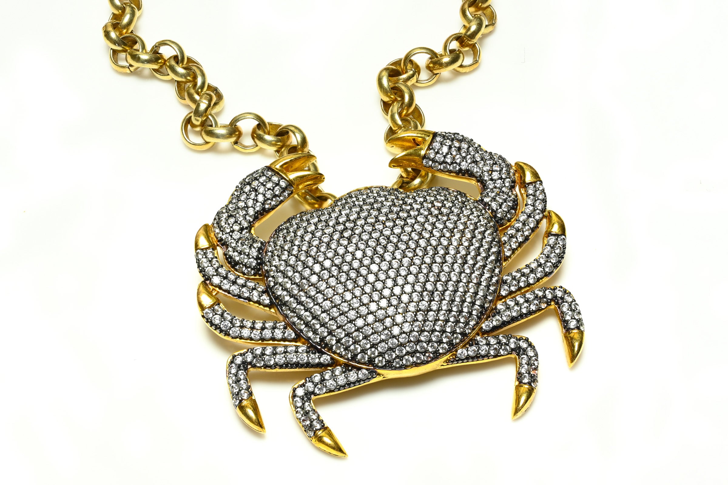 Begum Khan Royal Crab Pendant Necklace