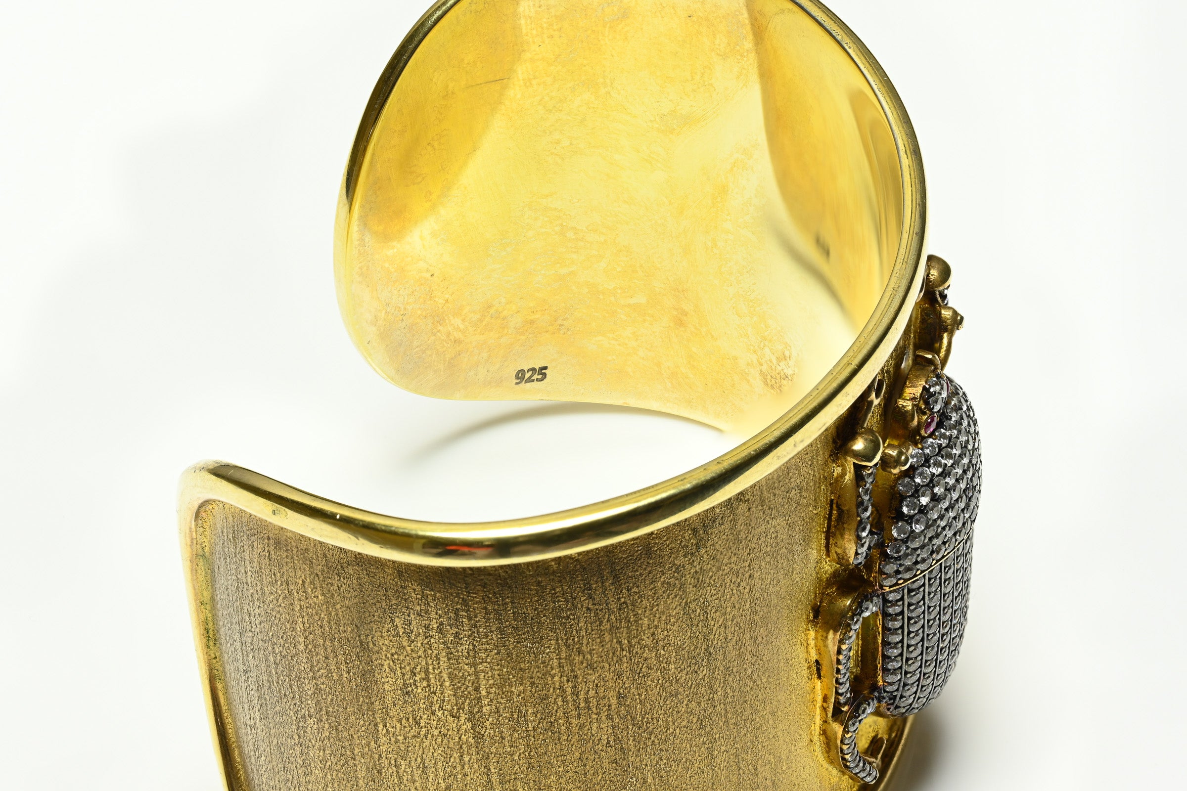 Begum Khan Pharaoh Scarab Cuff Bracelet 2