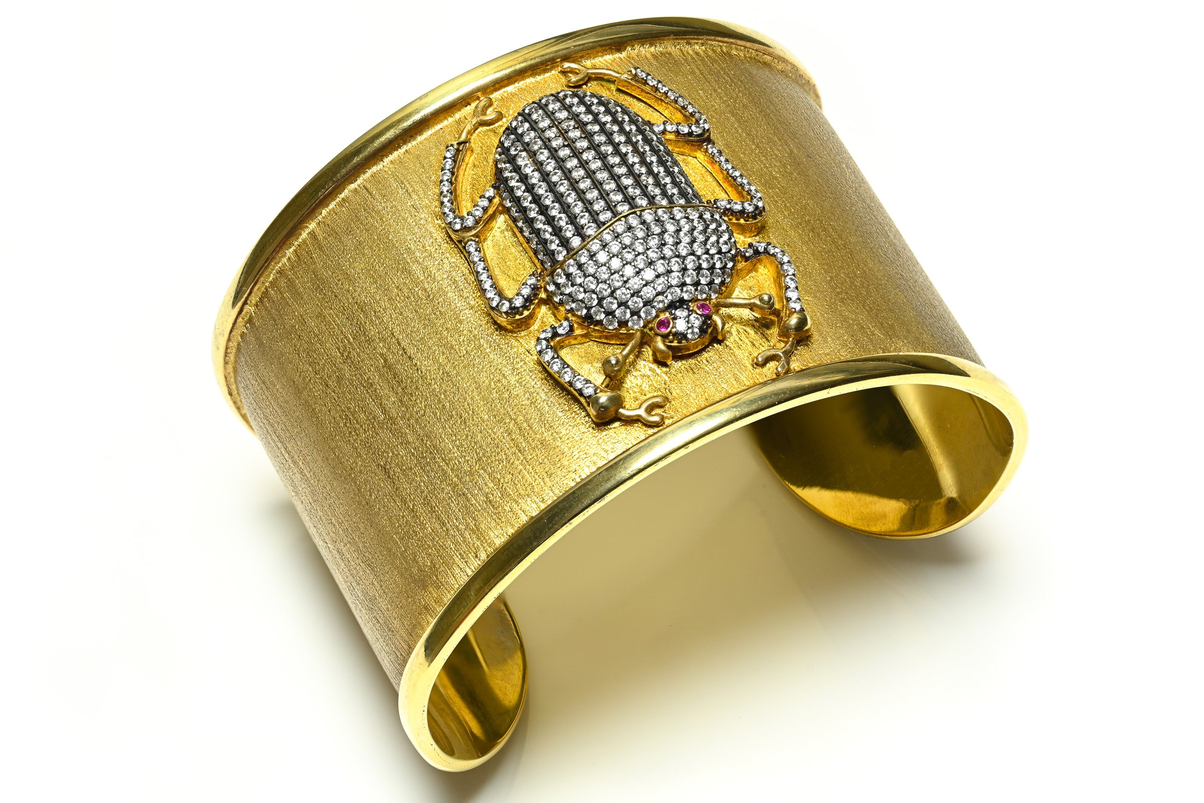 Begum Khan Pharaoh Scarab Cuff