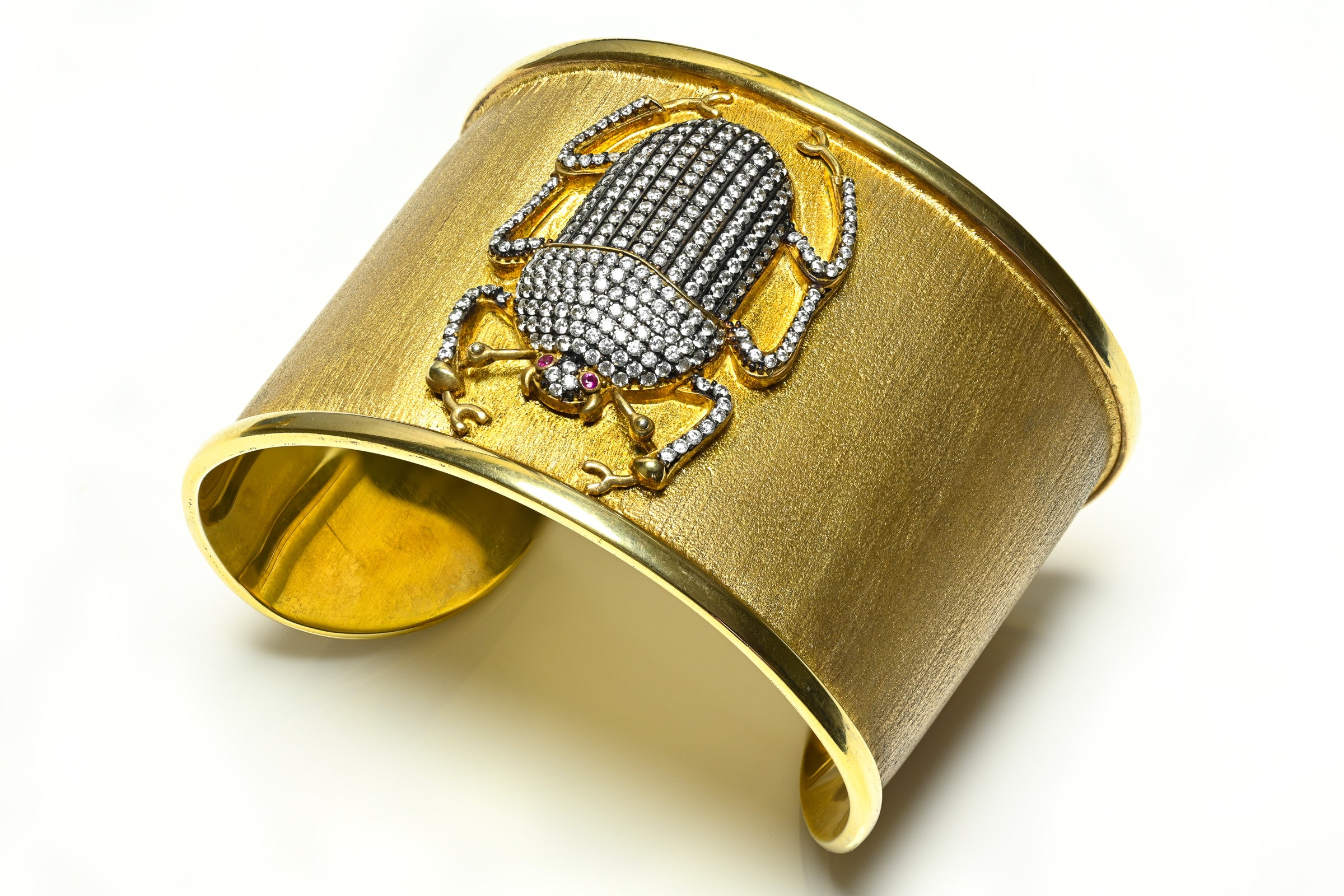 Begum Khan Pharaoh Scarab Bracelet