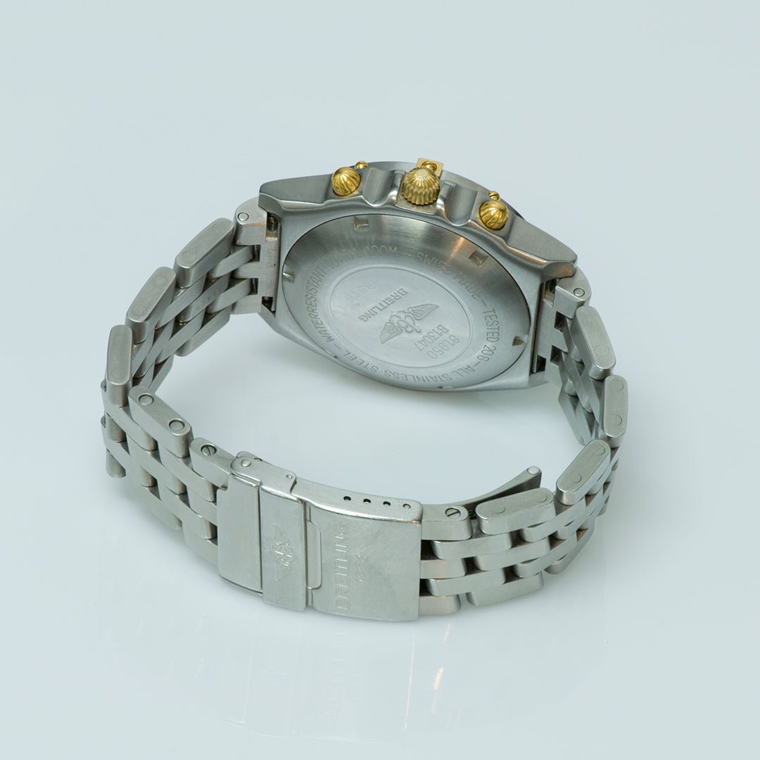 Breitling Chronomat B13047 Stainless Steel Bezel & Yellow Gold