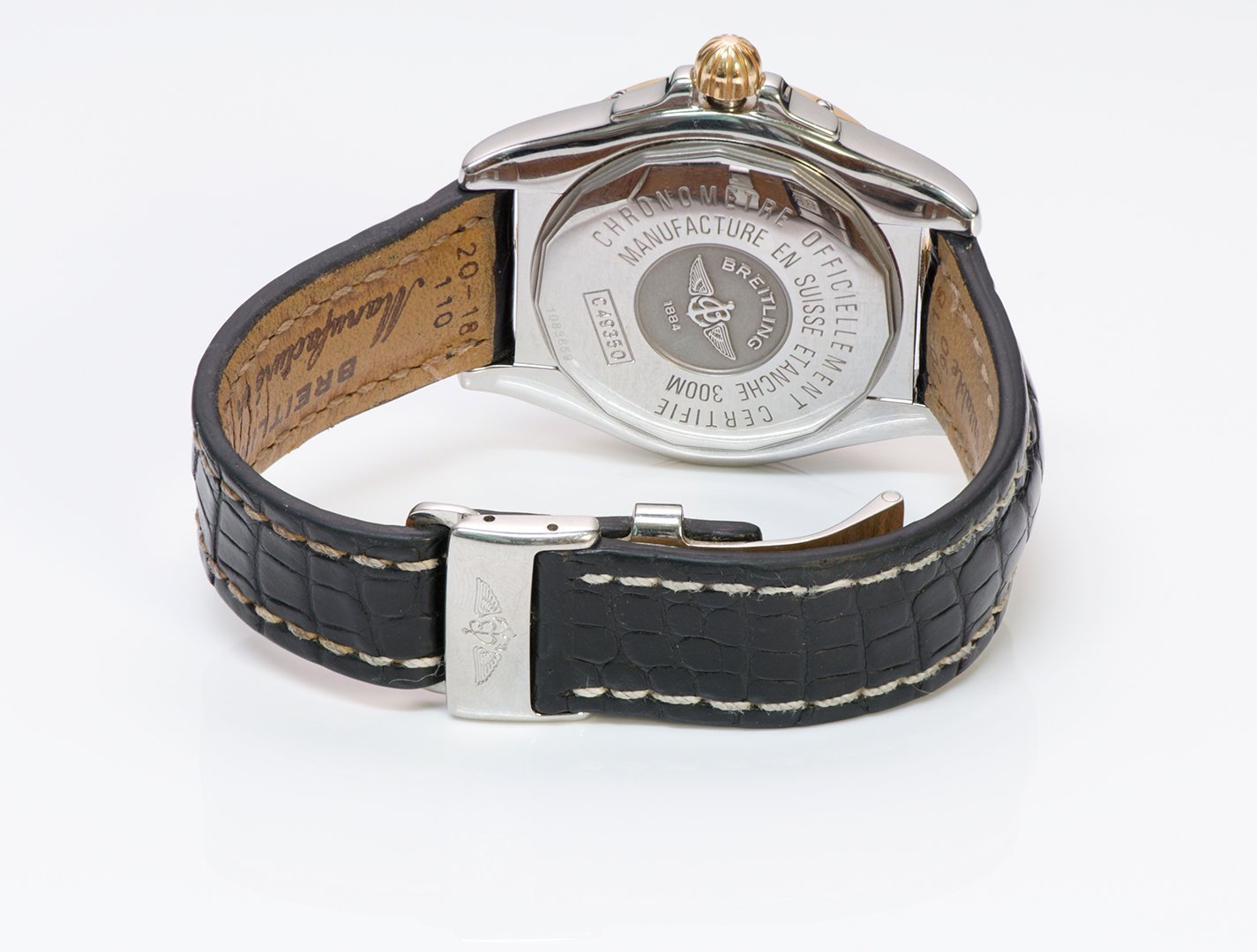 Breitling Cockpit Steel & Gold Men's Watch C49350