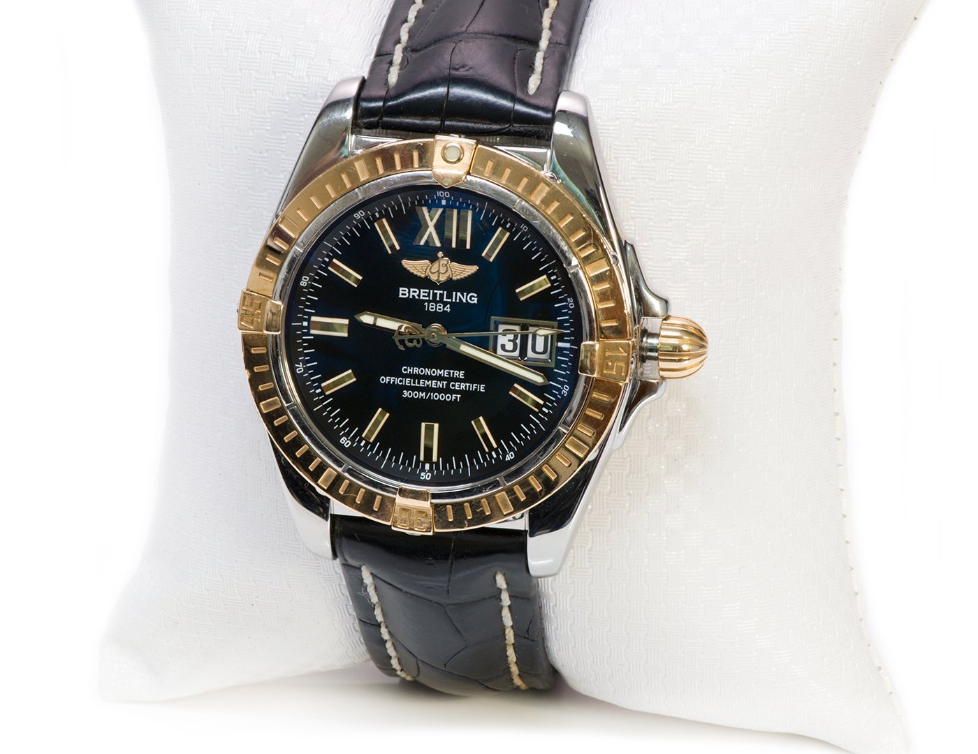 Breitling Cockpit Steel & Gold Men's Watch C49350