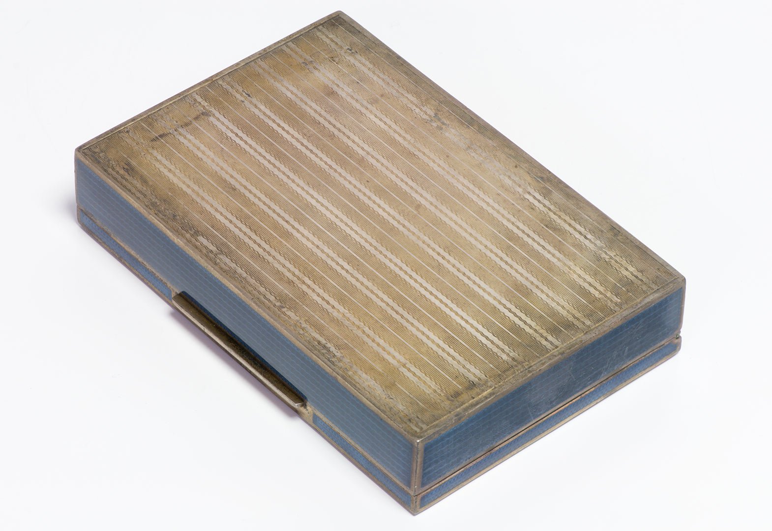 Bruder Frank For Abercrombie & Fitch Antique Austrian Sterling Enamel Box