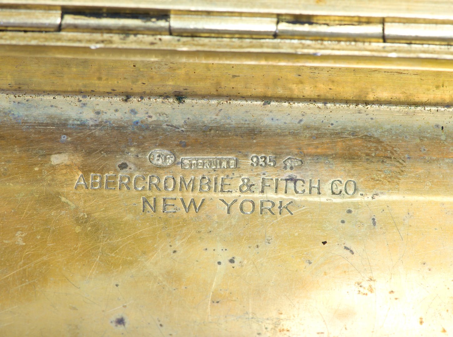 Bruder Frank For Abercrombie & Fitch Antique Austrian Sterling Enamel Box