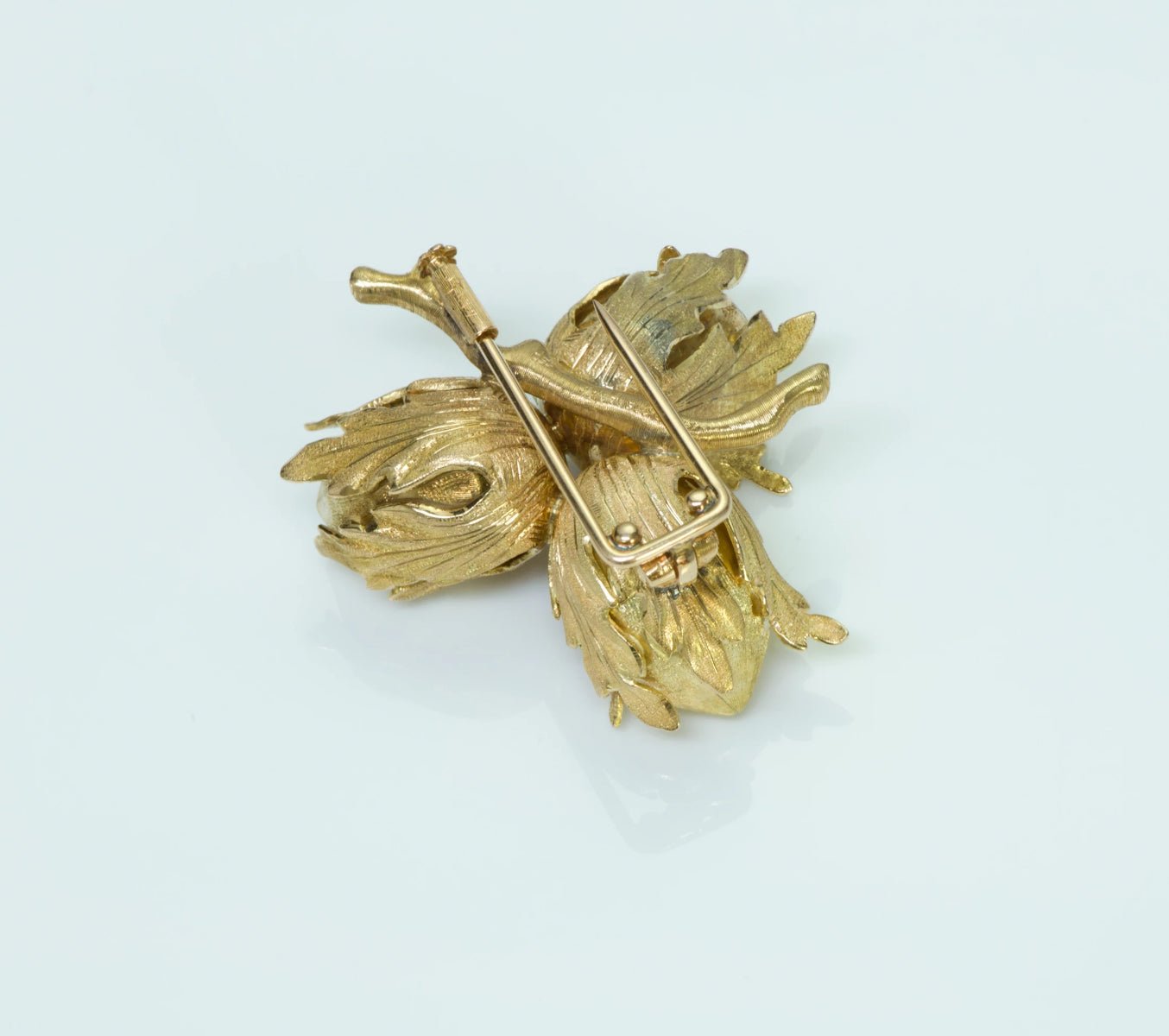 Buccellati Acorn 18K Yellow Gold Brooch