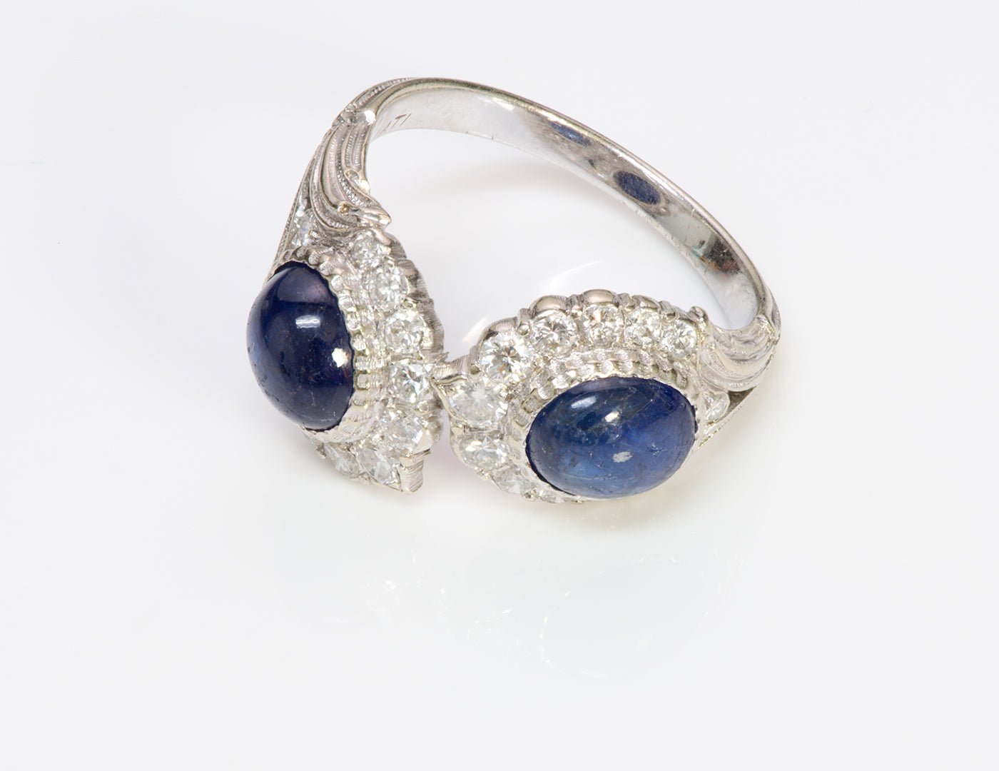 Buccellati Gold Sapphire Diamond Ring