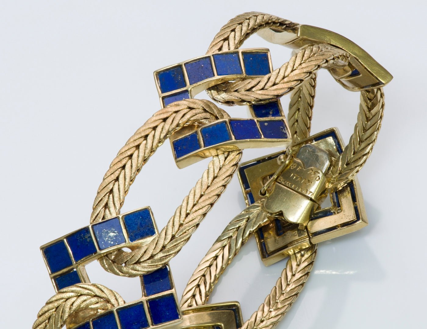 Buccellati Lapis & Gold Bracelet