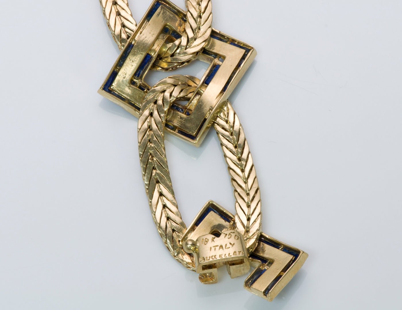 Buccellati Lapis & Gold Bracelet