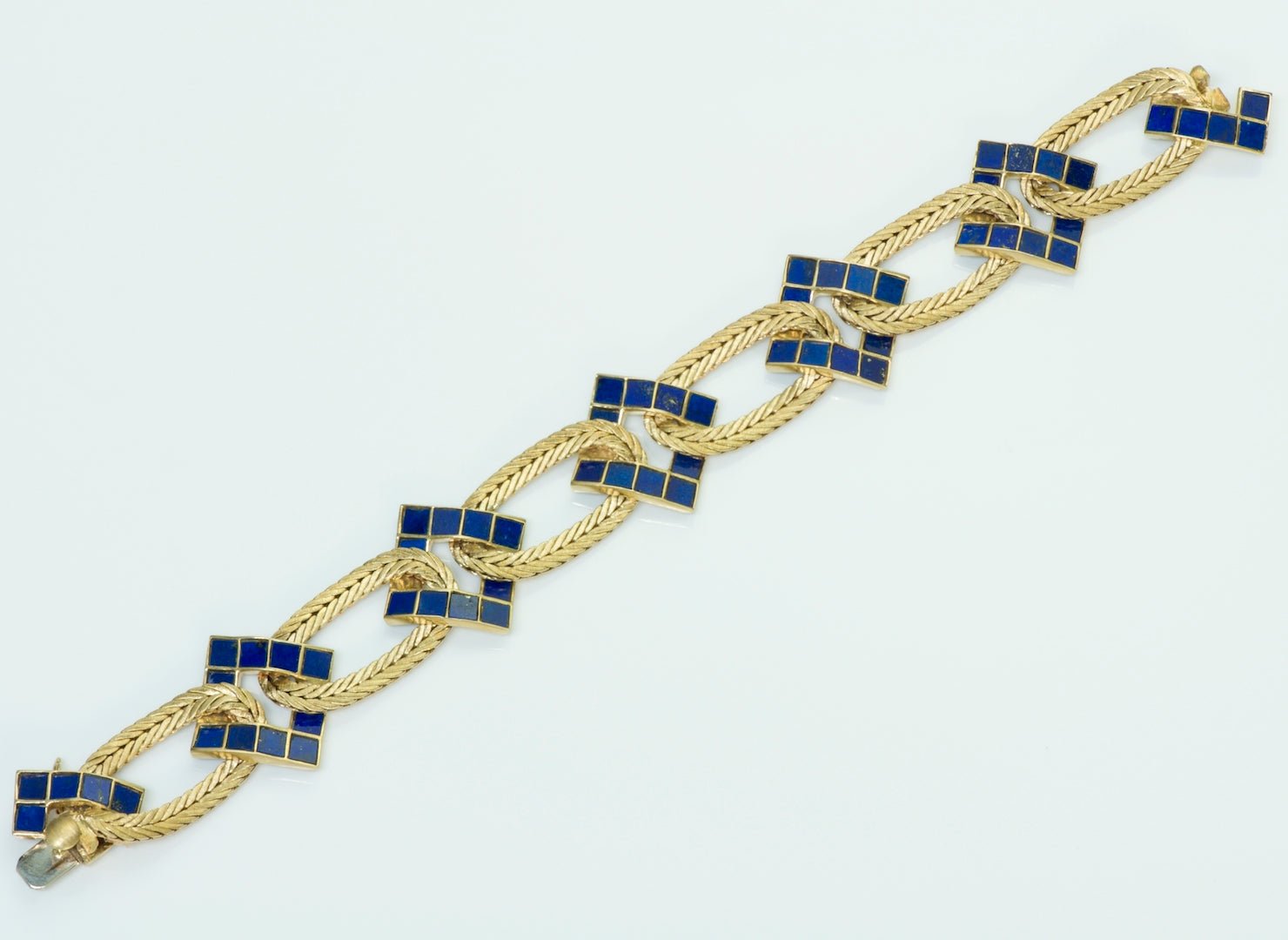 Buccellati Lapis & Gold Bracelet