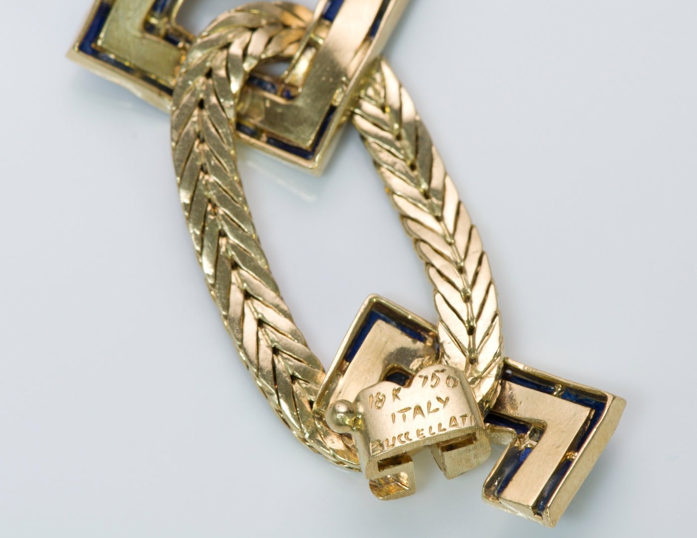 Buccellati Lapis & Gold Bracelet
