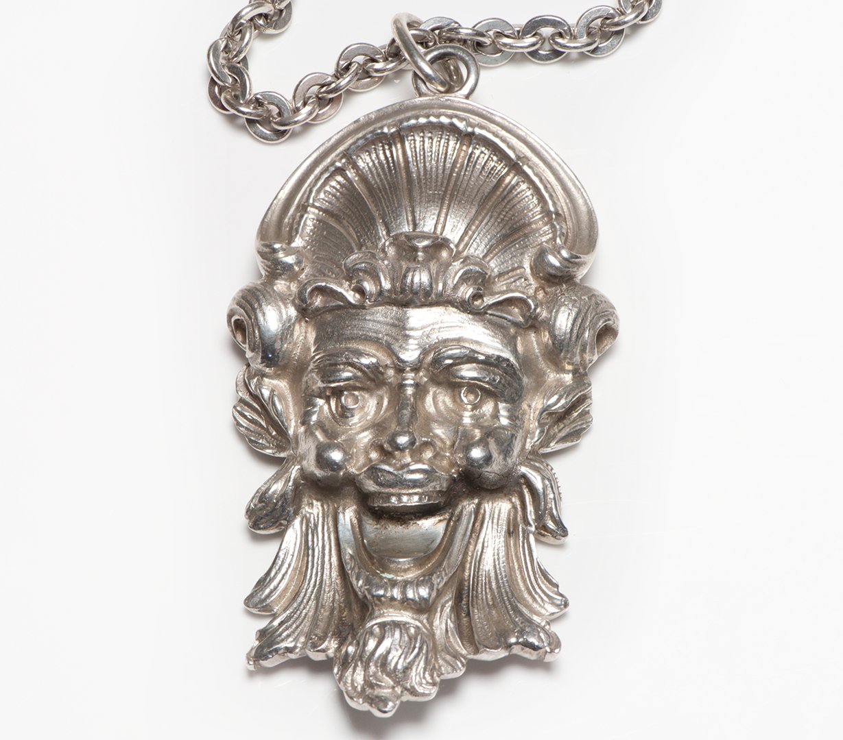 Buccellati Satyr Maschera Ligorica Sterling Silver Pendant