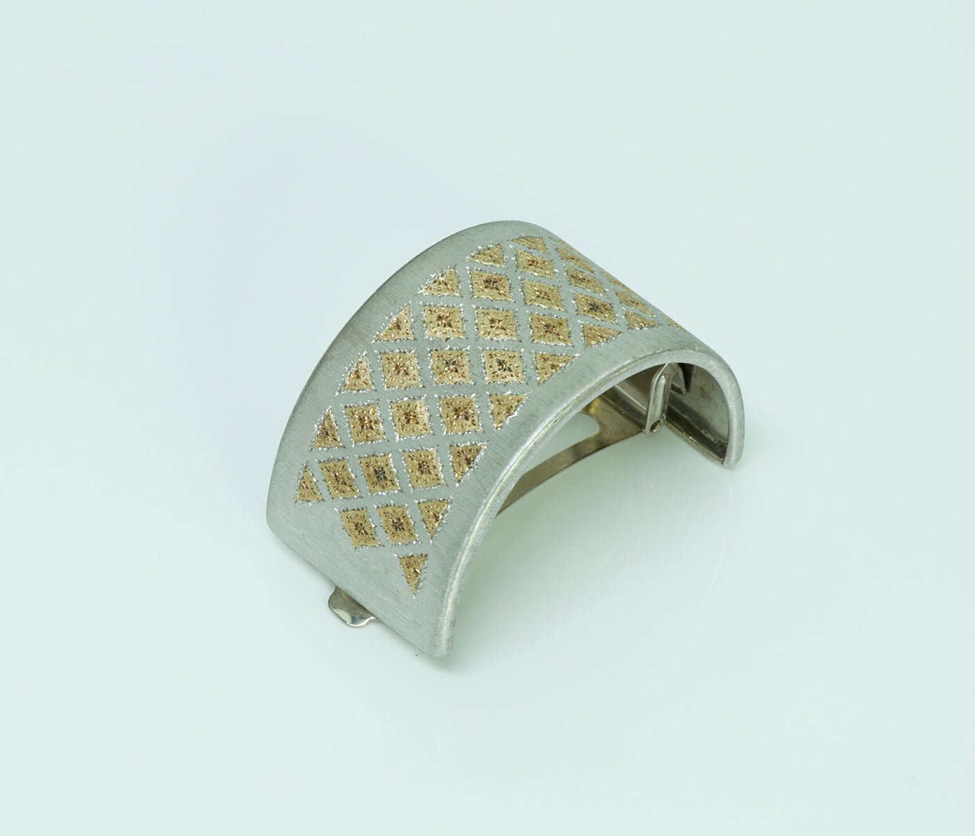 Buccellati Silver & Gold Hair Clip
