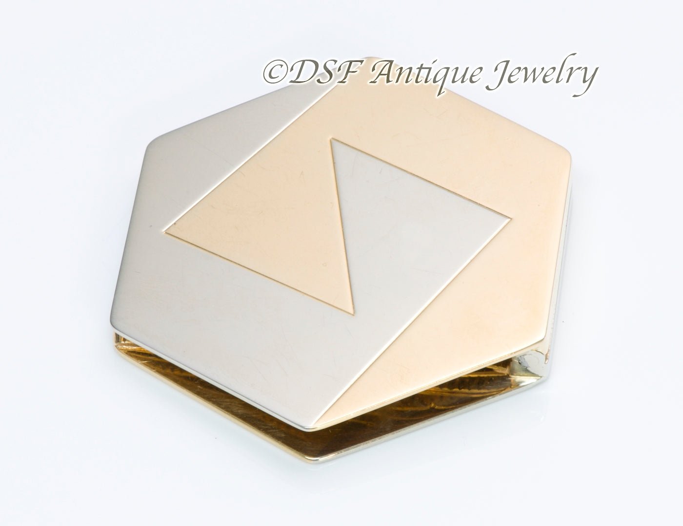 Bulgari 18K Gold Hexagon Money Clip