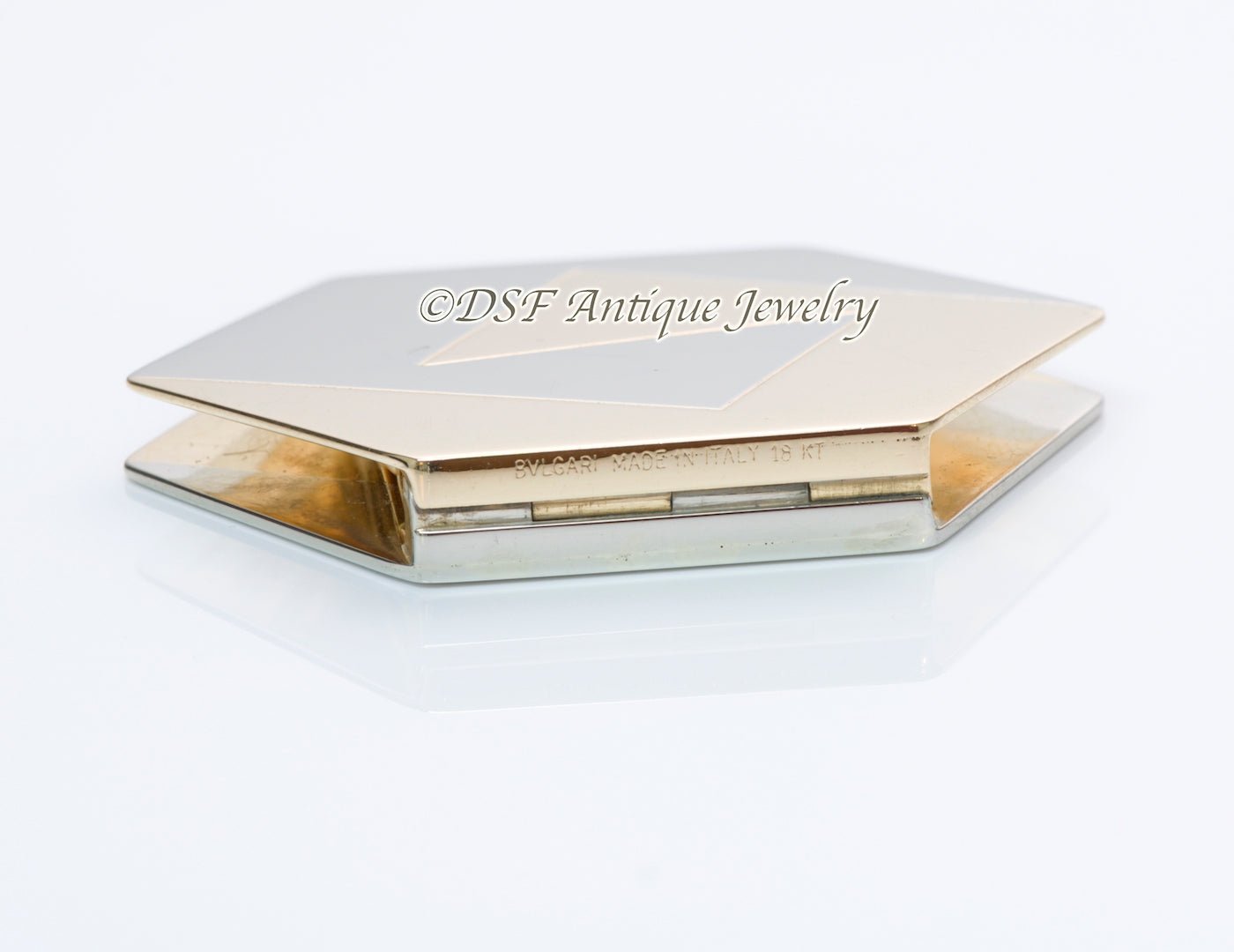Bulgari 18K Gold Hexagon Money Clip