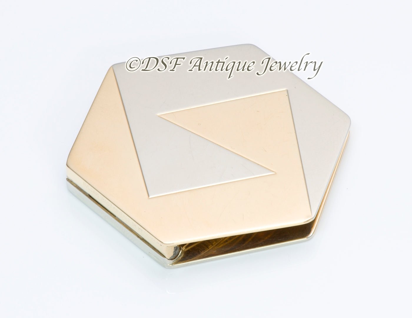 Bulgari 18K Gold Hexagon Money Clip