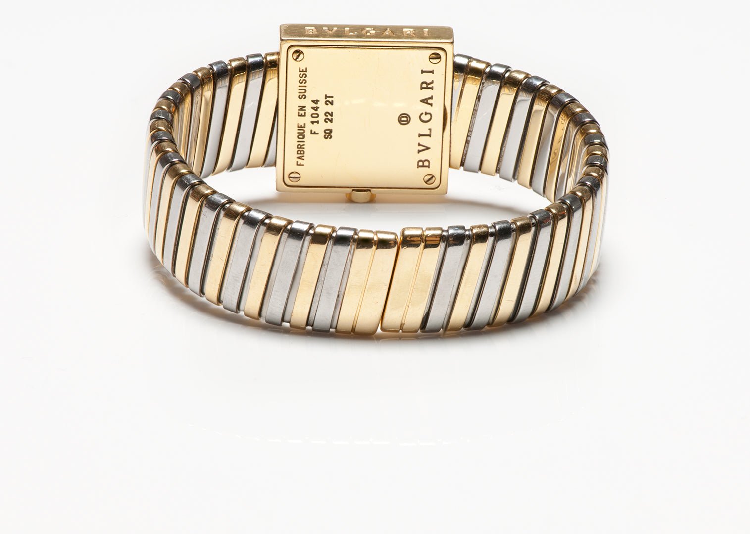 Bulgari 18K Gold & Steel Tubogas Quadrato Watch