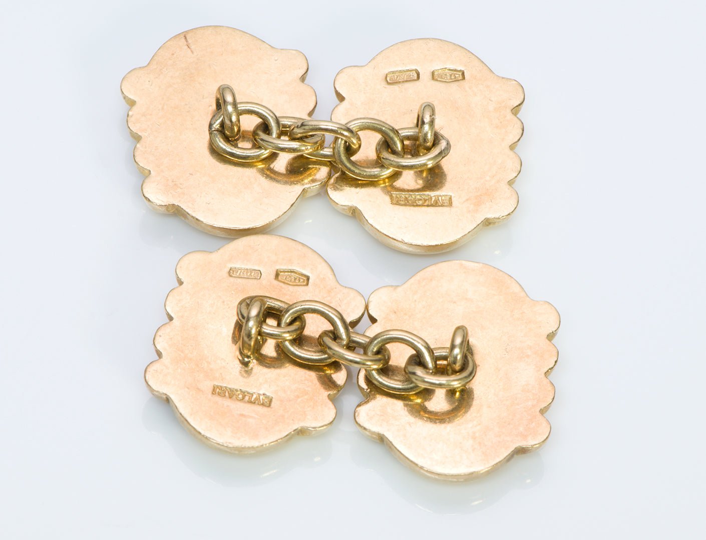 Bulgari Parentesi 18K Gold Cufflinks