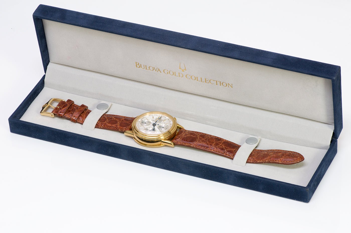 Bulova 18K Gold Chronograph Automatic Watch 60C00