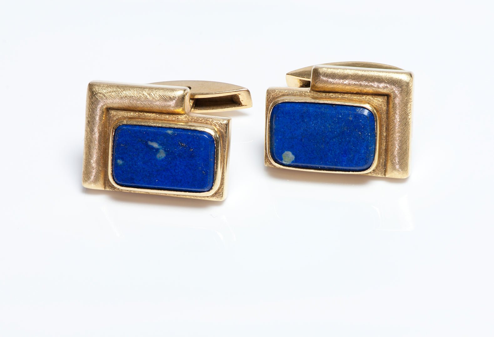 Burle Marx 18K Yellow Gold Cufflinks