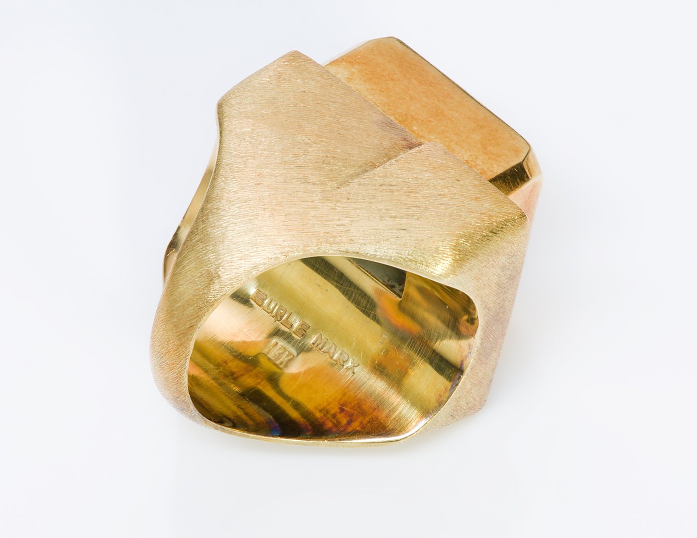 Burle Marx Blue Topaz 18K Gold Ring