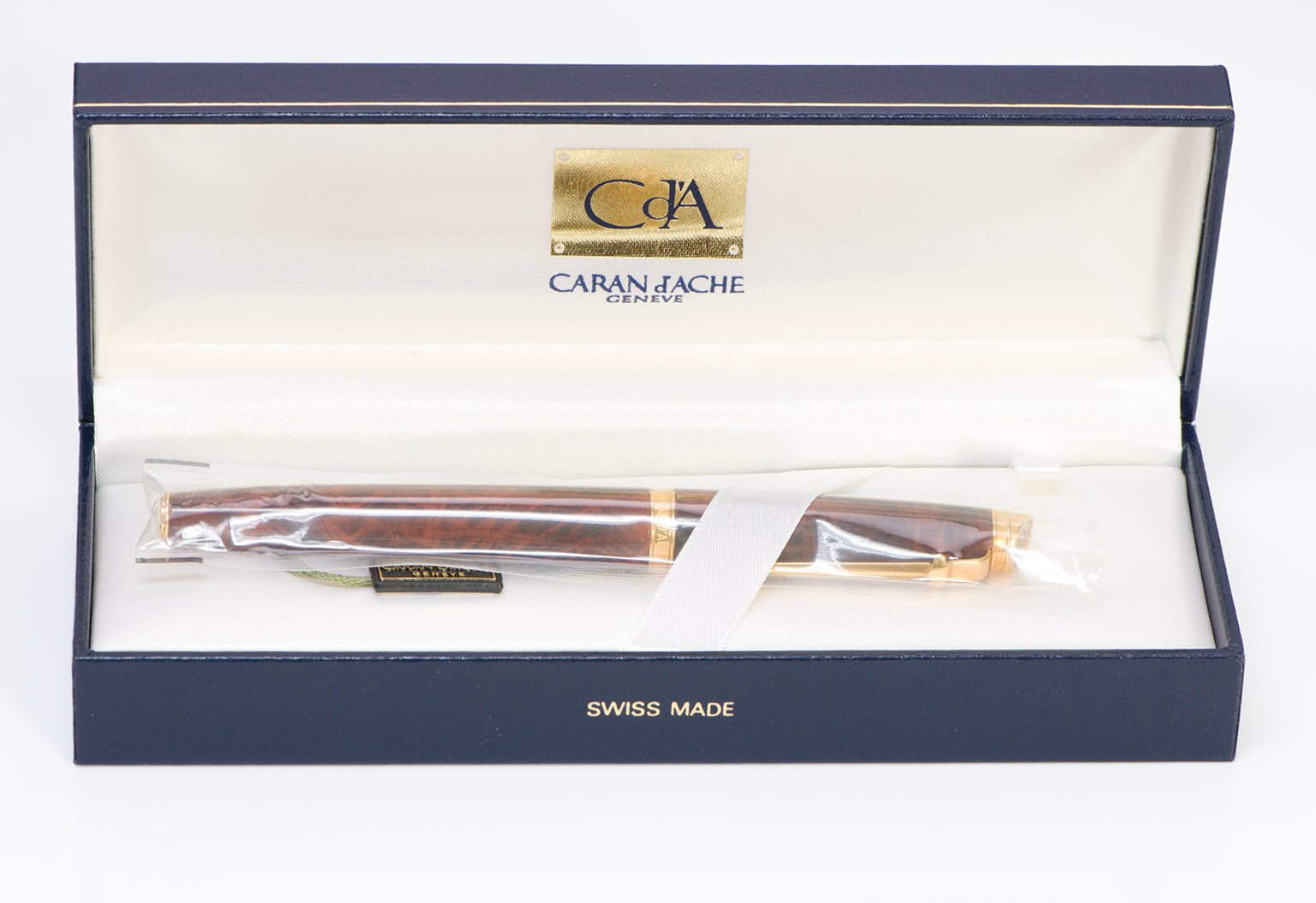 Caran d'Ache Geneve Marble Brown Lacquer Fountain Pen