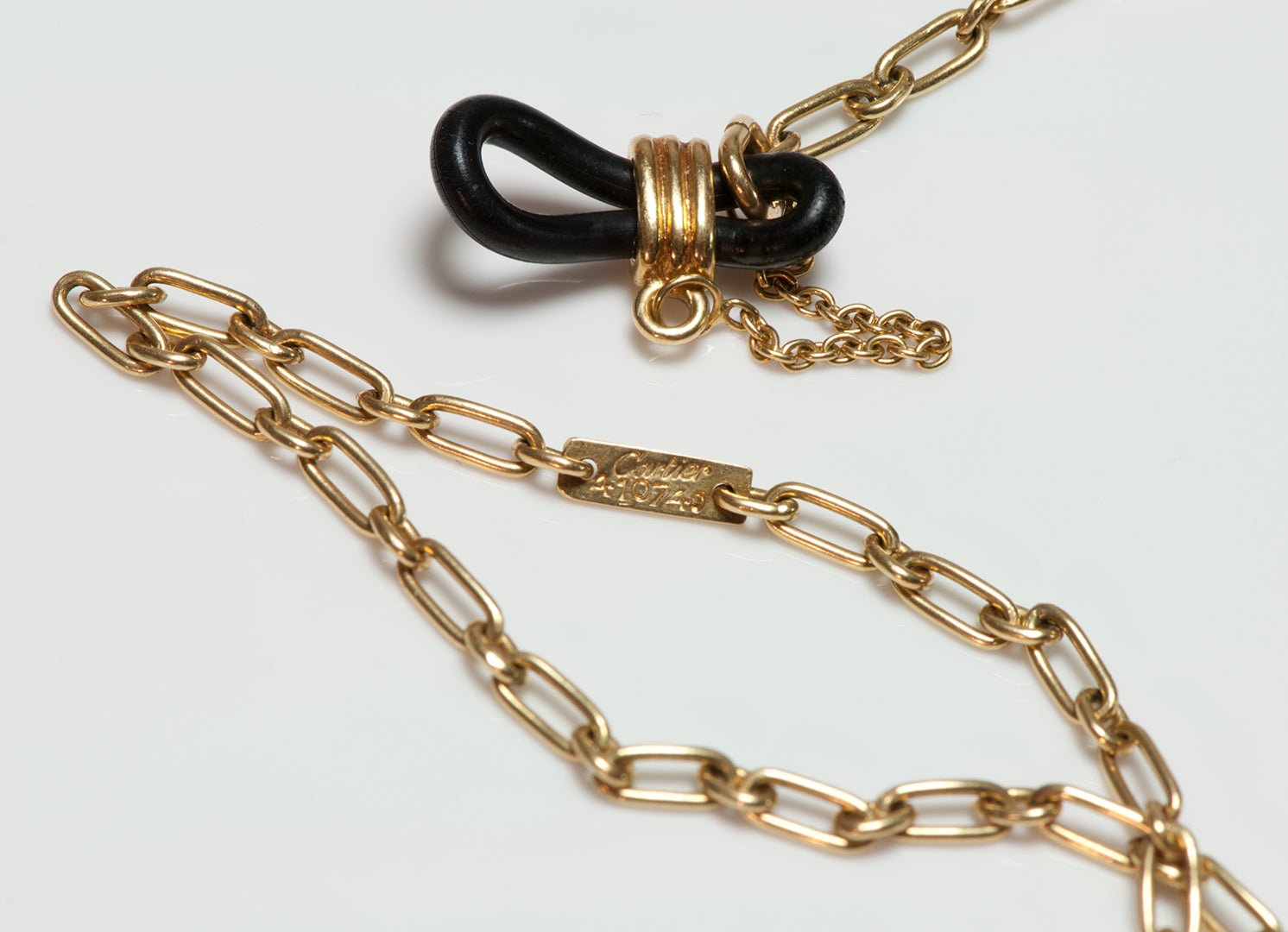 Cartier 18K Yellow Gold Eyeglass Chain